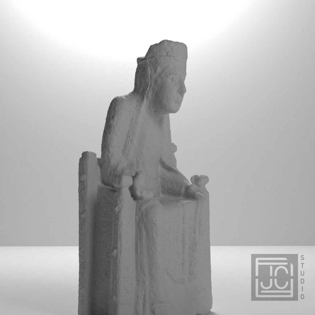 Romanesque Enthroned Madonna