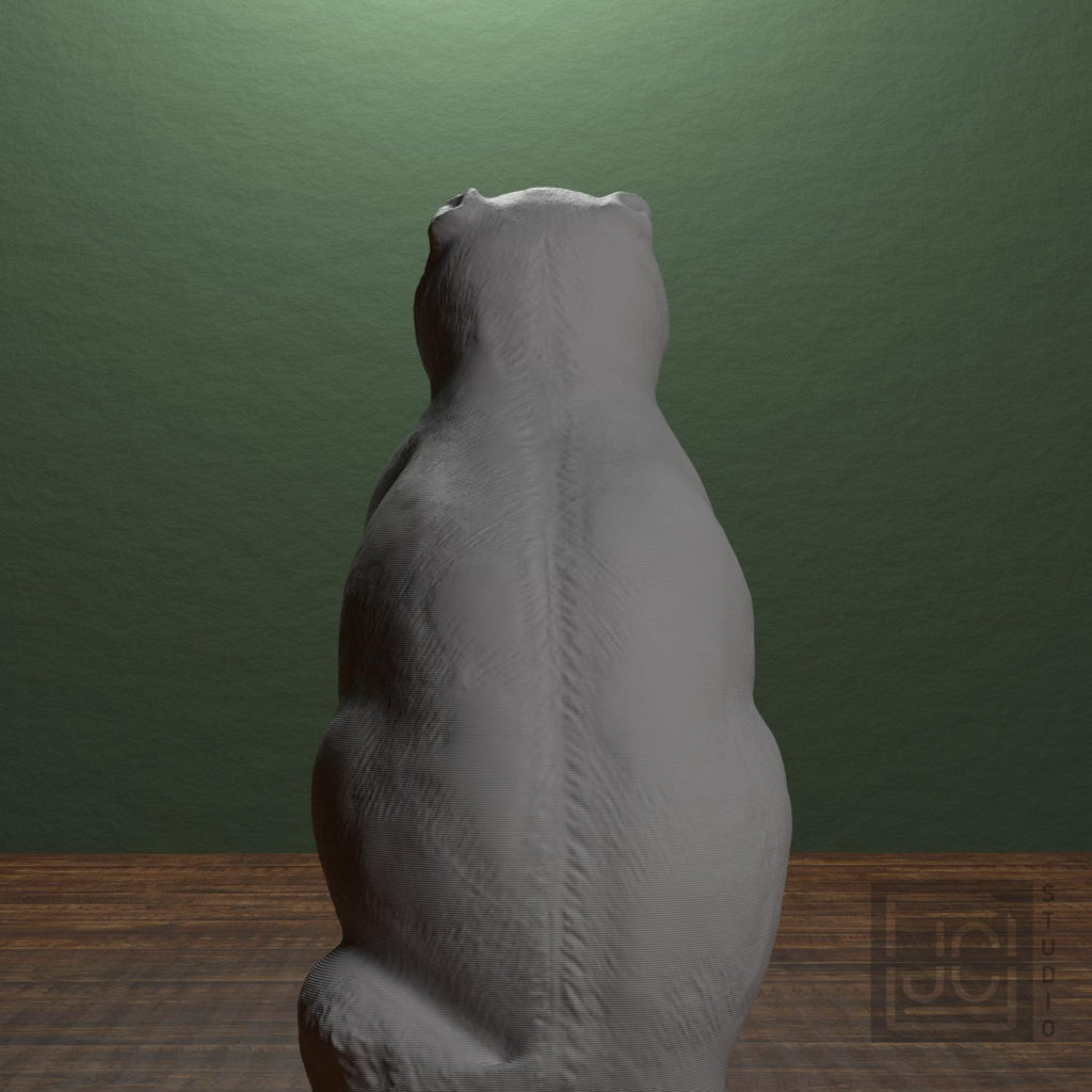 Chinese Porcelain Pug Dog A (One of a Pair)