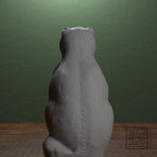 Chinese Porcelain Pug Dog A (One of a Pair)