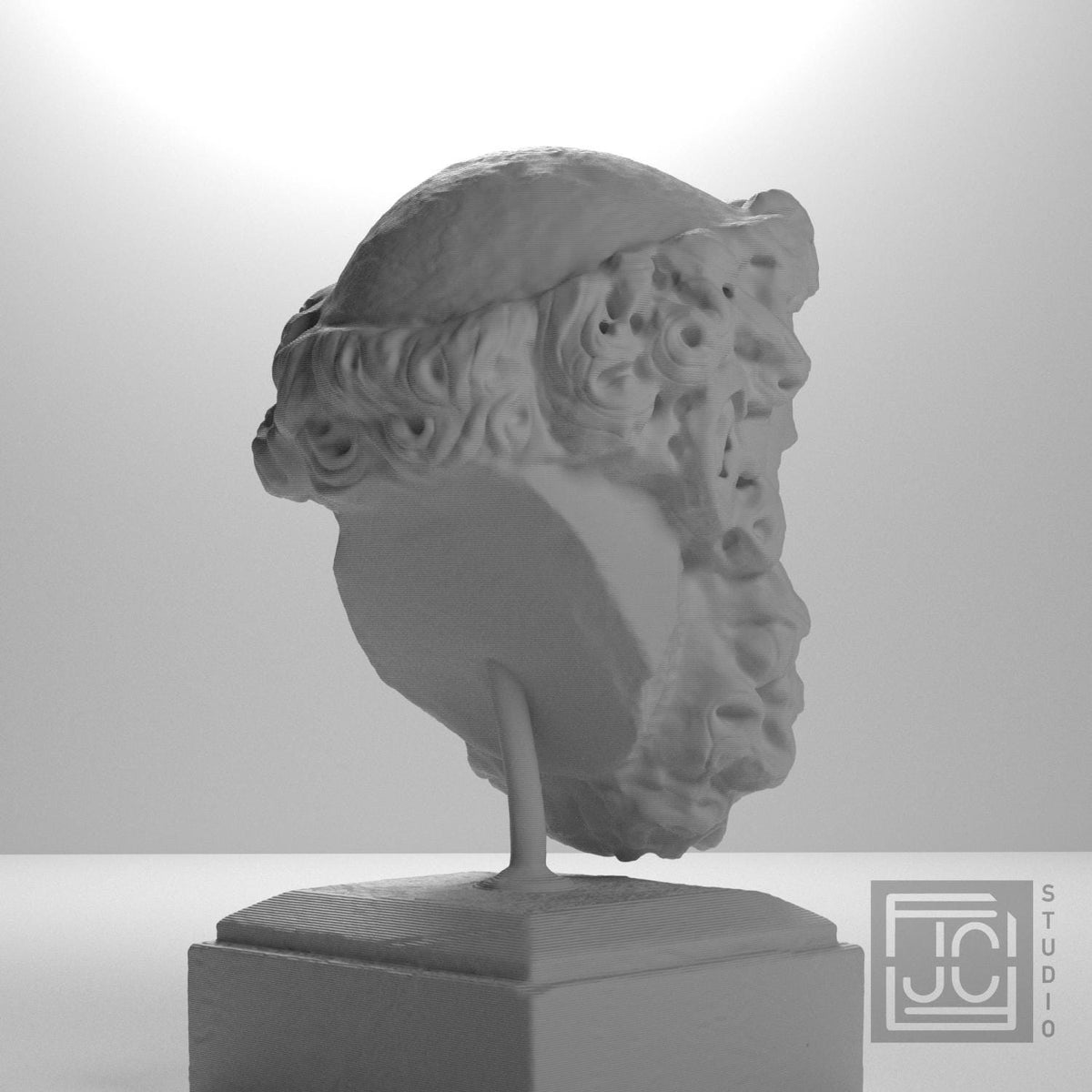 Head of a Bearded Man