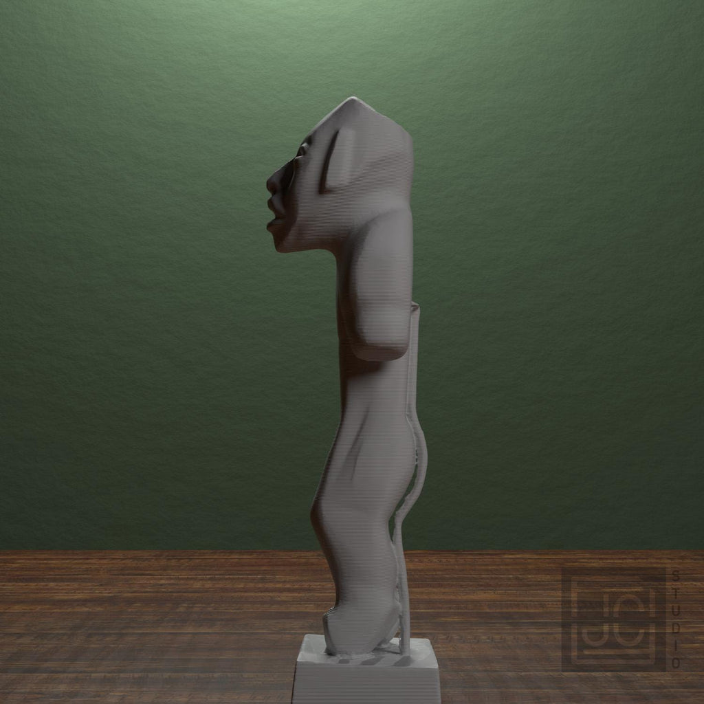 Sculpture Olmec Man
