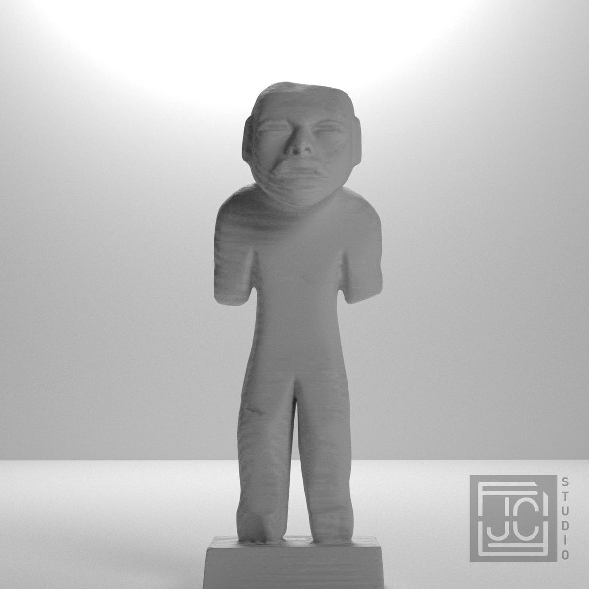 Sculpture Olmec Man