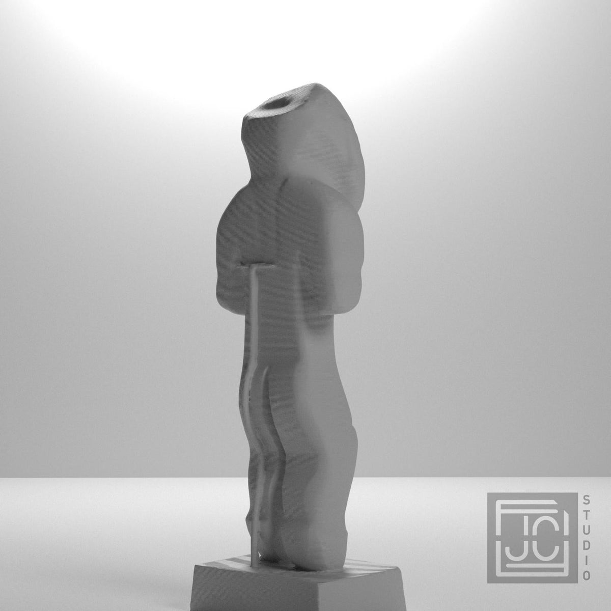Sculpture Olmec Man
