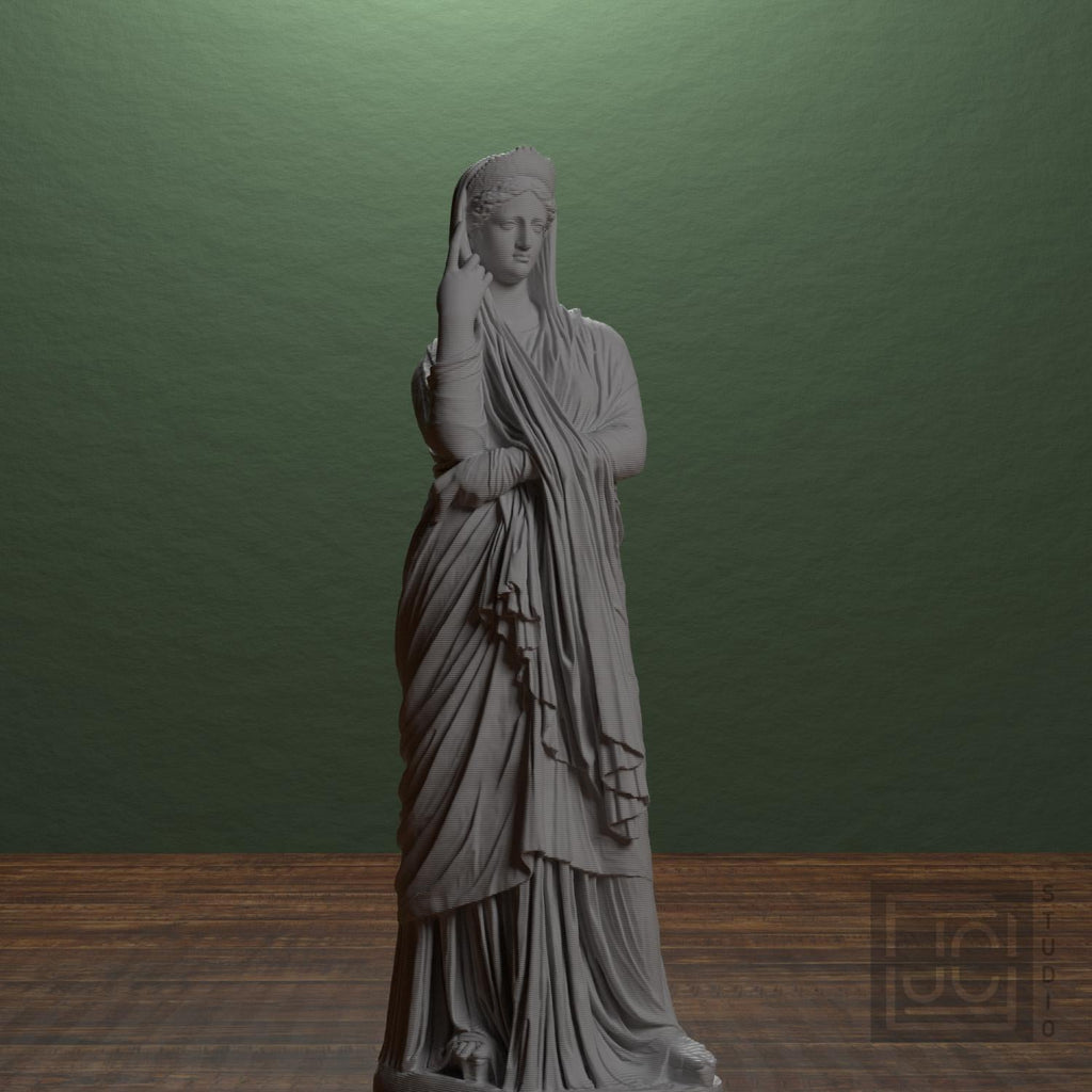 Statue of a woman the so-called 'Pudicitia' type
