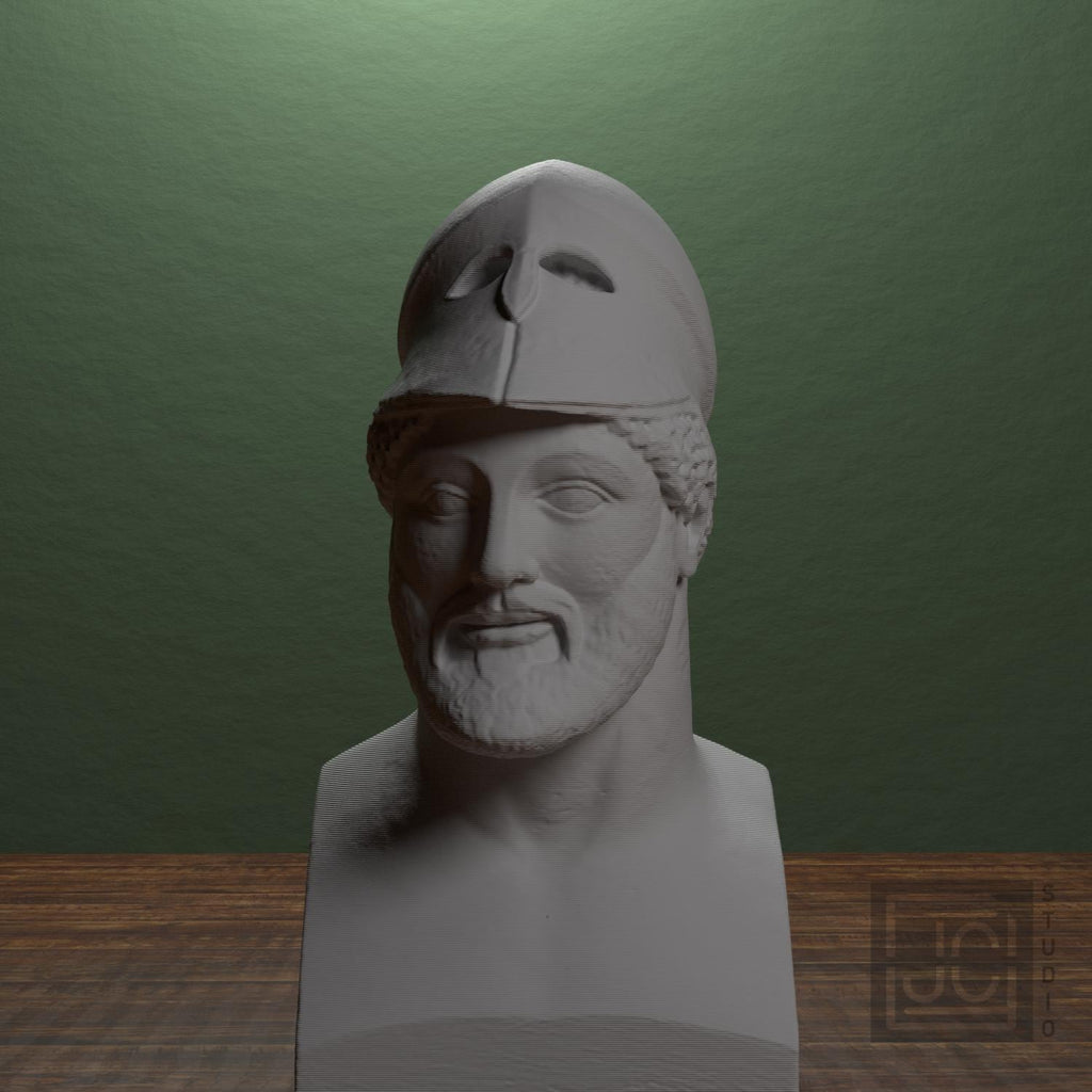 Warrior with Helmet Miltiades