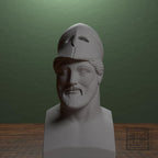 Warrior with Helmet Miltiades