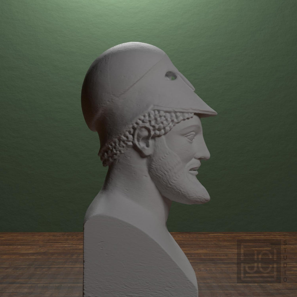 Warrior with Helmet Miltiades