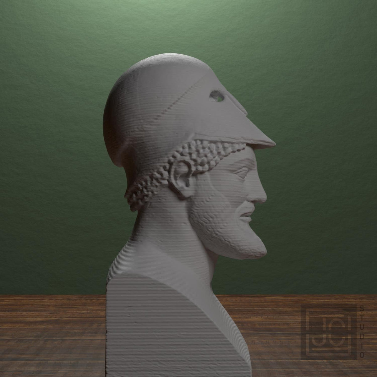 Warrior with Helmet Miltiades