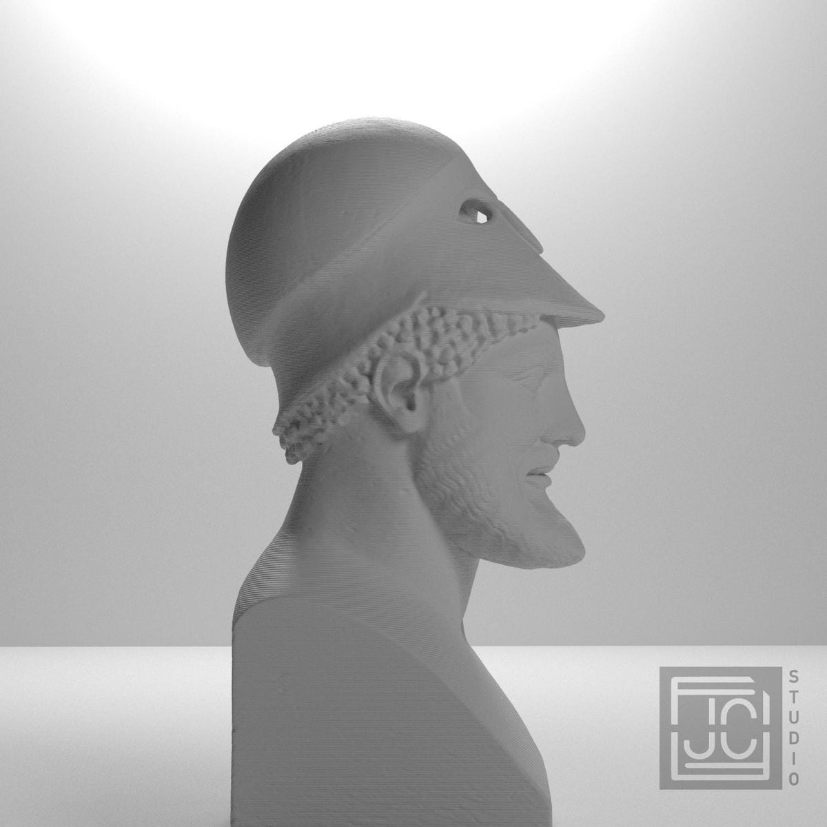 Warrior with Helmet Miltiades