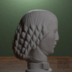 Female head. Fragment of a statue