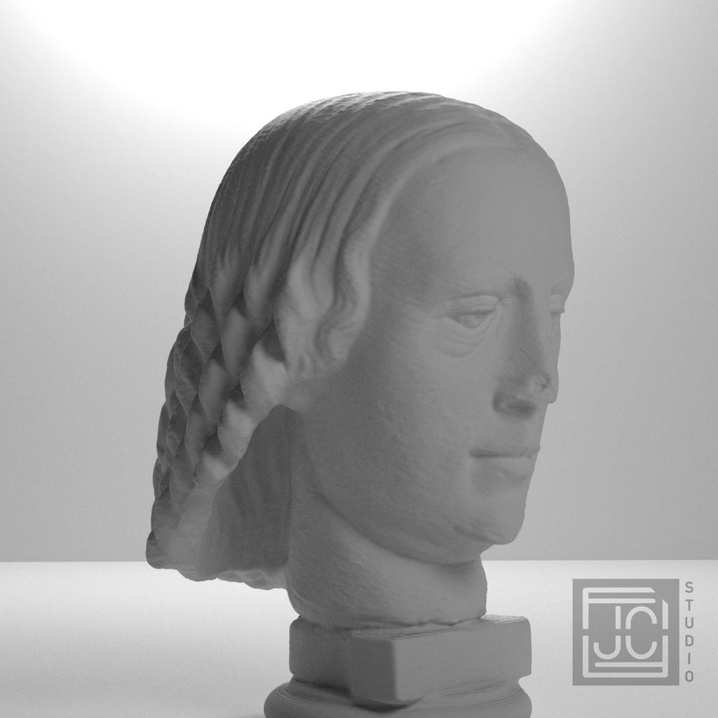 Female head. Fragment of a statue