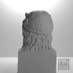 Sea Deity Crowned with Horns