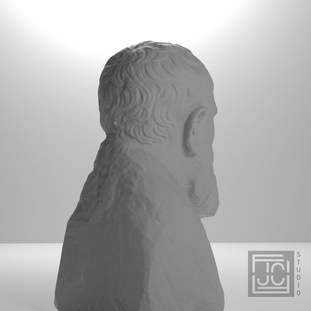 Portrait of Zeno of Kition Greek Philosopher