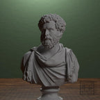 Draped bust of a man formerly known as Clodius Albinus