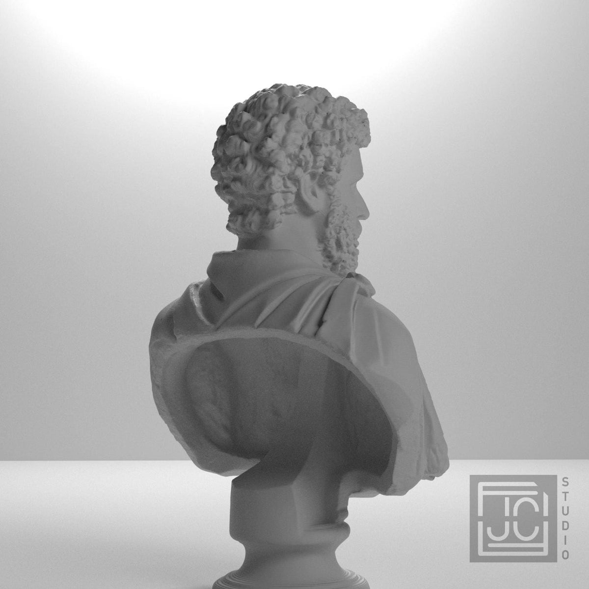 Draped bust of a man formerly known as Clodius Albinus