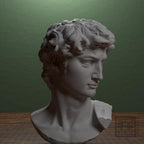 Head of Michelangelo's David