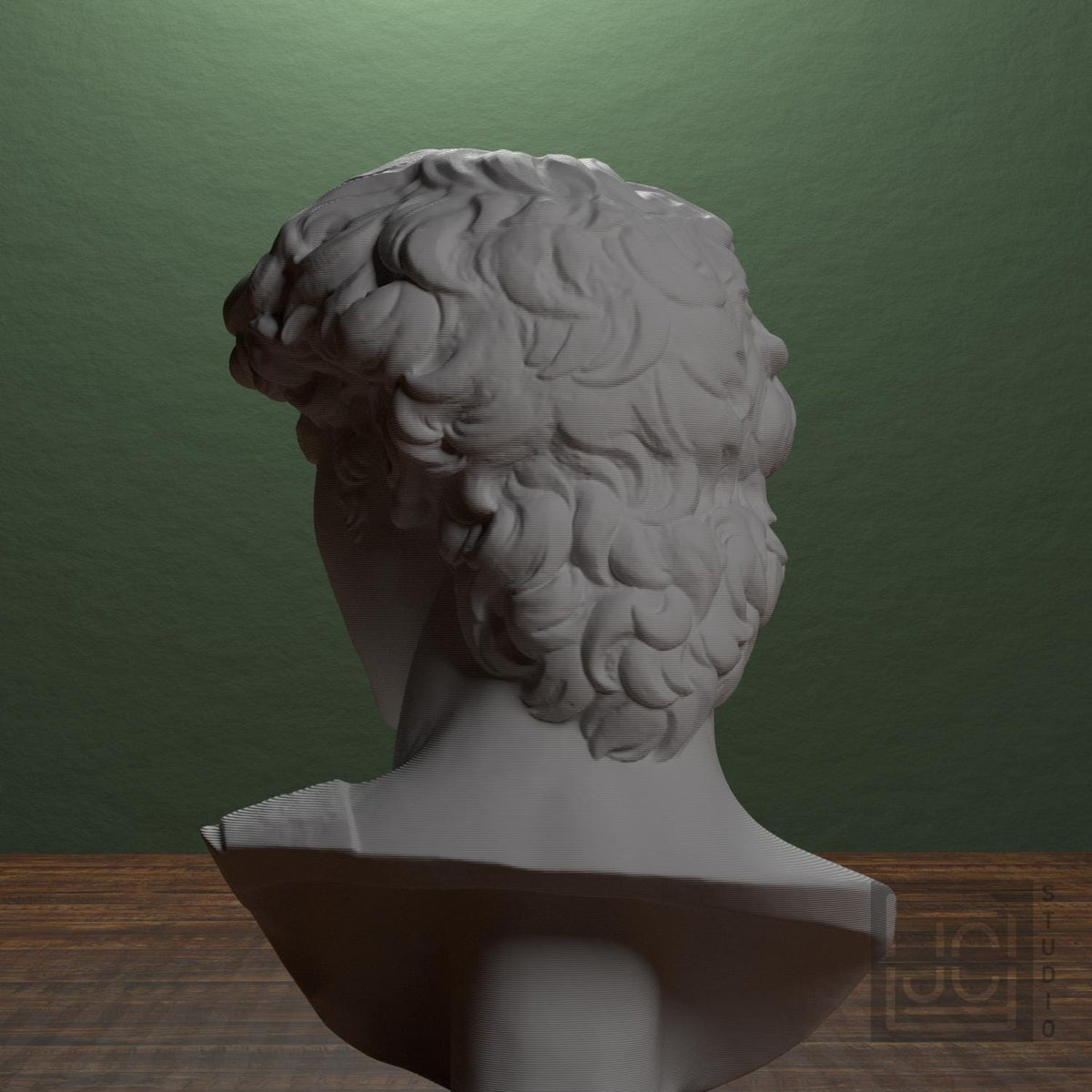 Head of Michelangelo's David