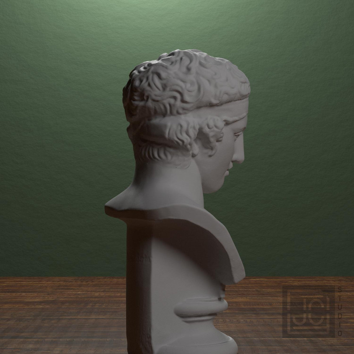 Bust of The Diadumenos type