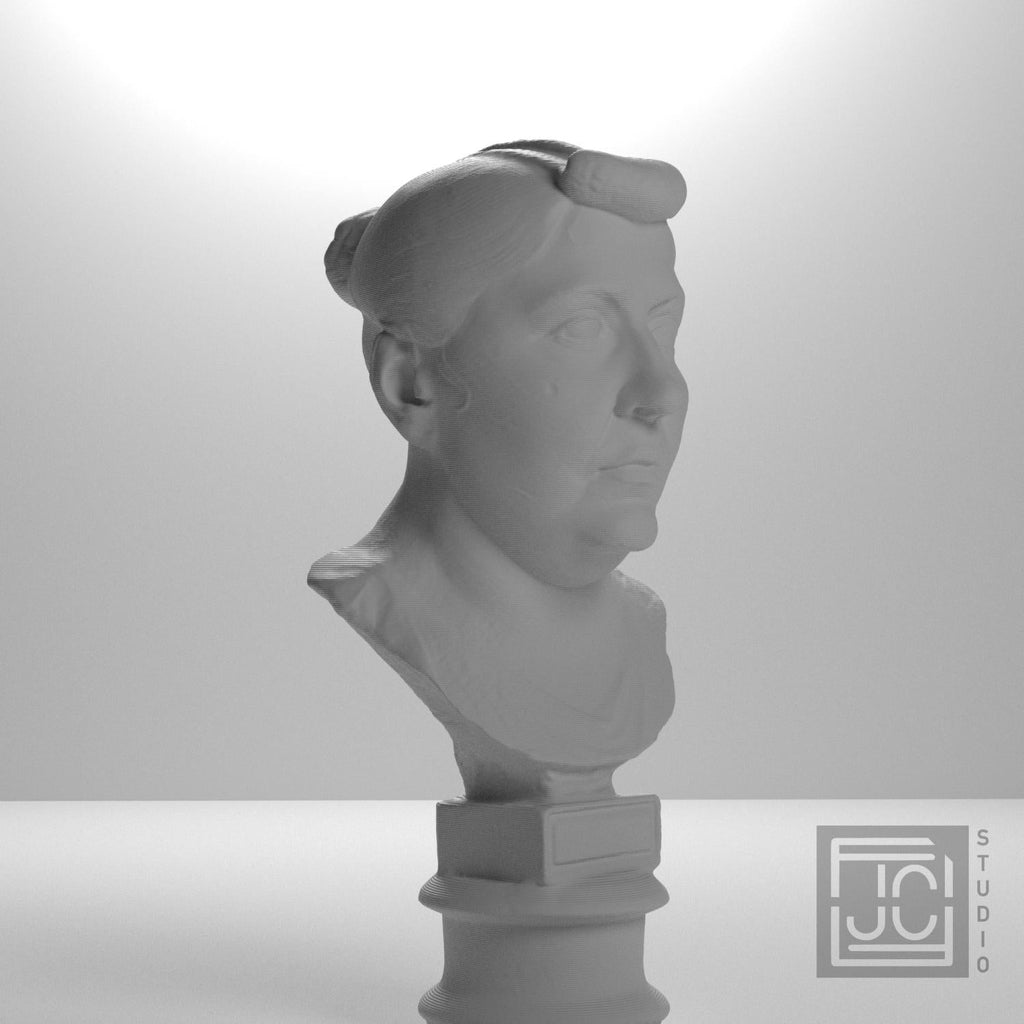Bust of an elderly Roman woman