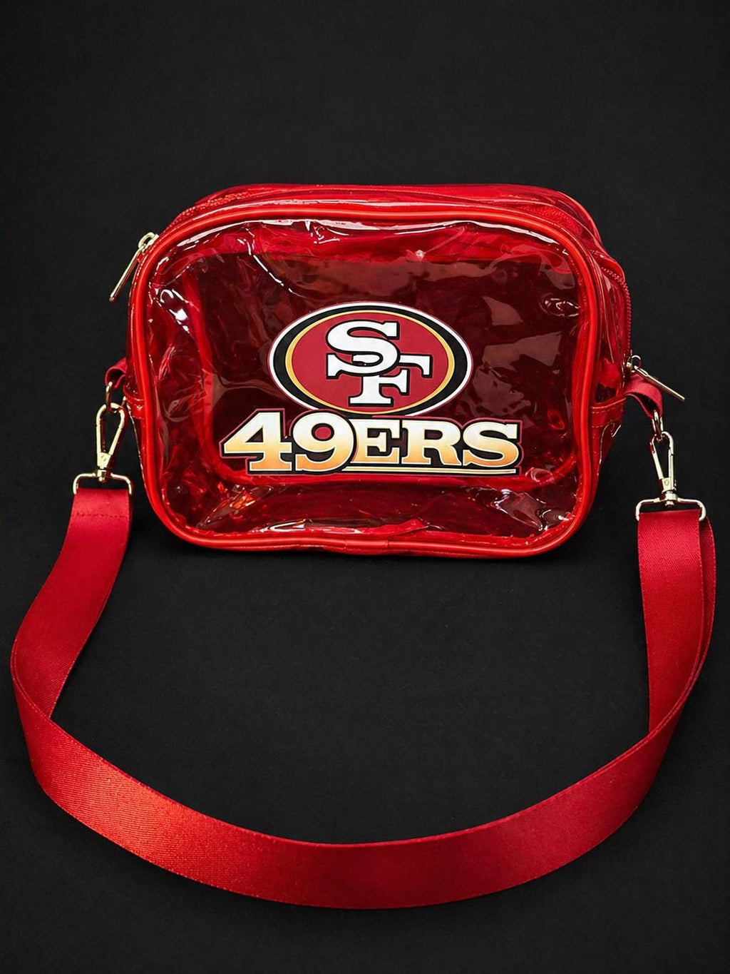 San Francisco 49ers Clear Fanny Pack | Game Day Bag