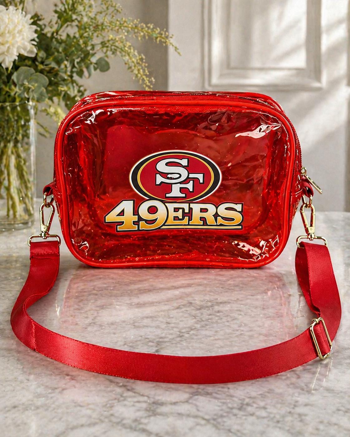San Francisco 49ers Clear Fanny Pack | Game Day Bag