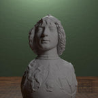 Helmet-clad man and chest harness with relief