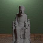 Romanesque Enthroned Madonna