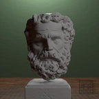 Head of a Bearded Man