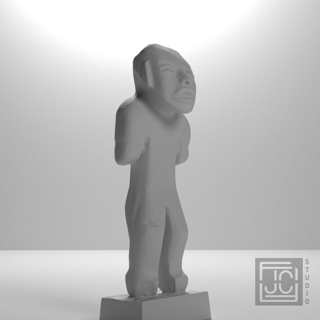 Sculpture Olmec Man