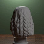 Female head. Fragment of a statue