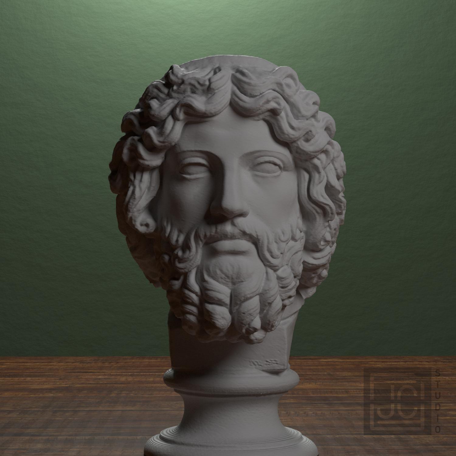 Bearded Deity Zeus