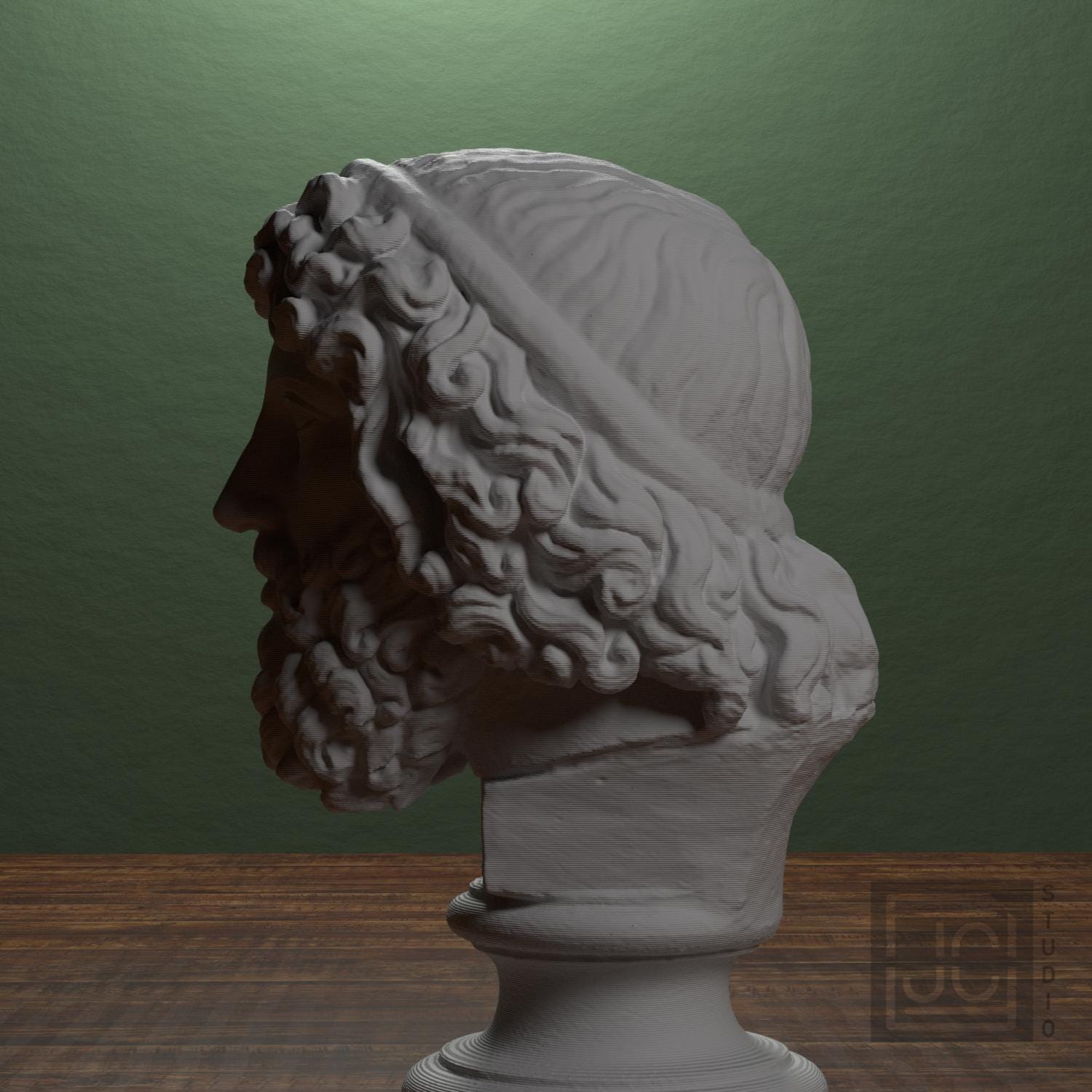 Bearded Deity Zeus