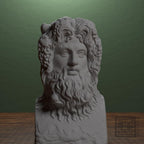 Sea Deity Crowned with Horns