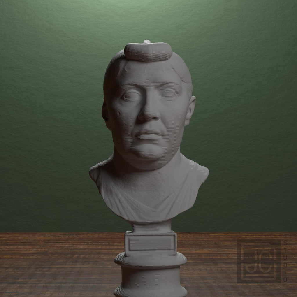 Bust of an elderly Roman woman