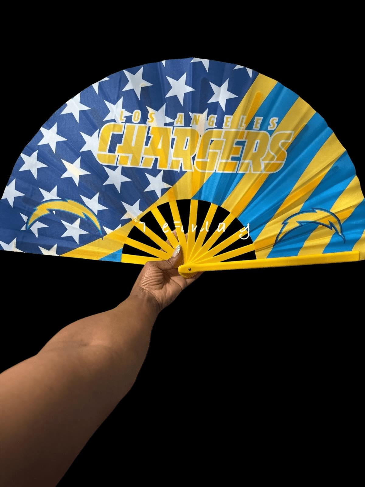 Los Angeles Chargers Clack Fan | NFL Game Day Folding Hand Fan