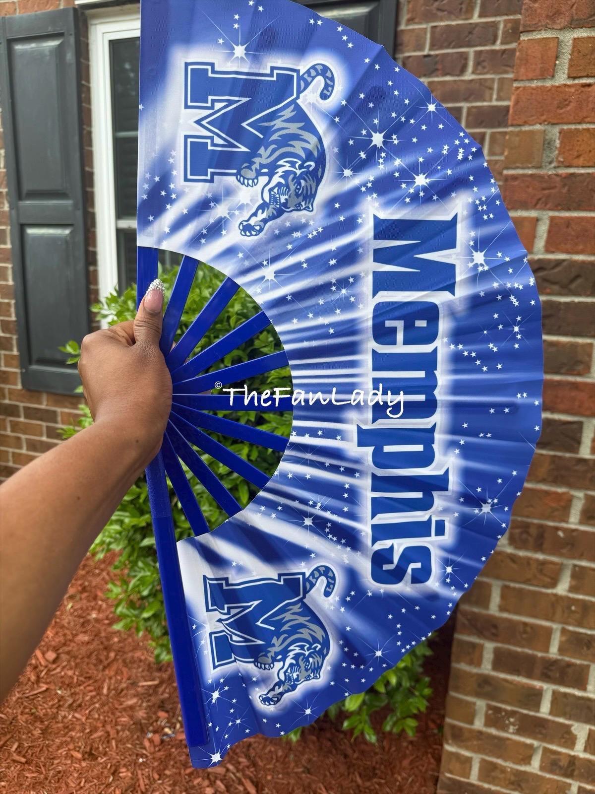 Memphis Tigers Clack Fan | College Game Day Folding Hand Fan
