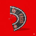 San Francisco 49ers Clack Fan, NFL Football Folding Hand Fan, 49ers Game Day Fan, Football Gift