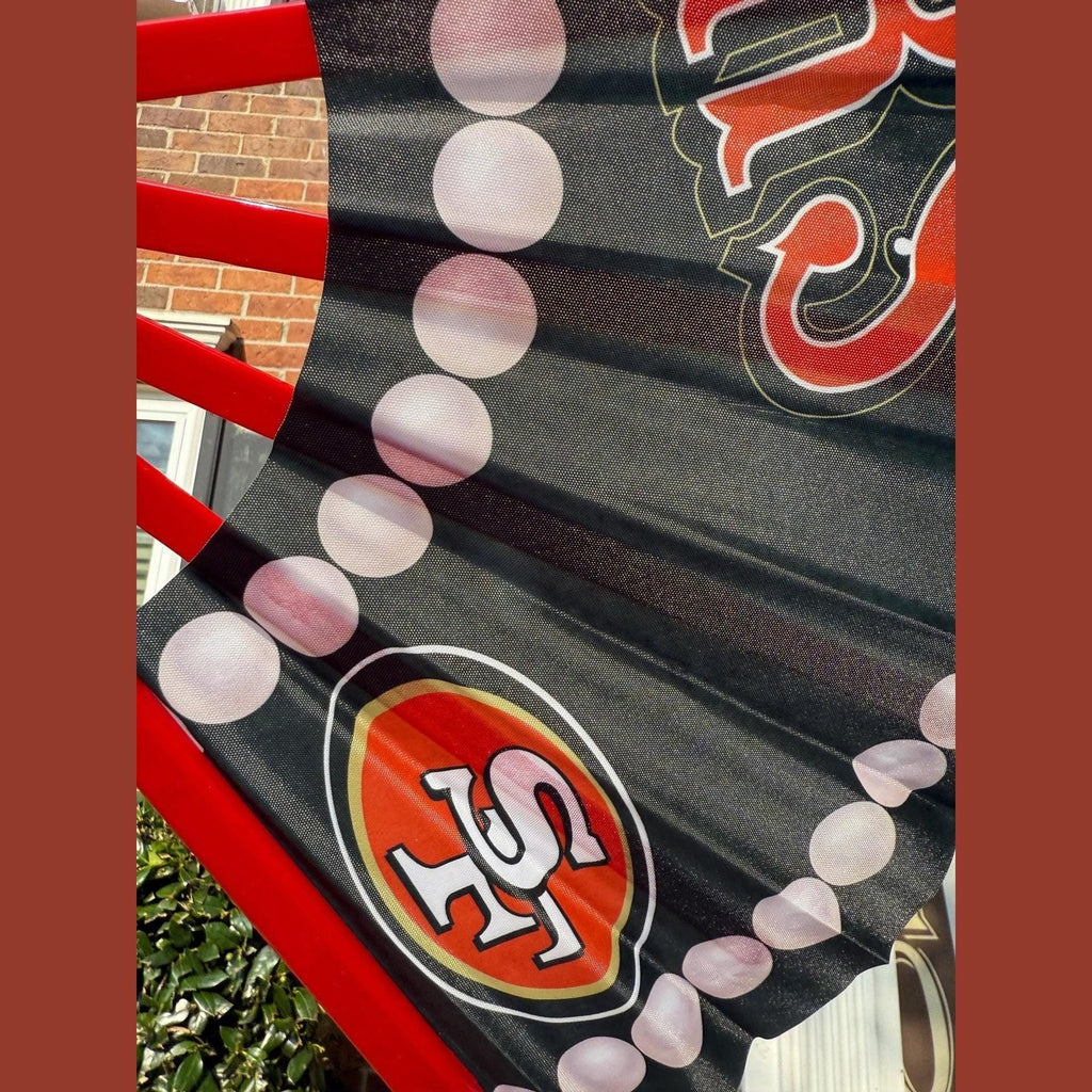 San Francisco 49ers Clack Fan, NFL Football Folding Hand Fan, 49ers Game Day Fan, Football Gift
