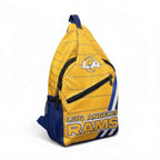 Los Angeles Rams Sling Bag, Football Crossbody Bag, Game Day Backpack, Rams Fan Gift