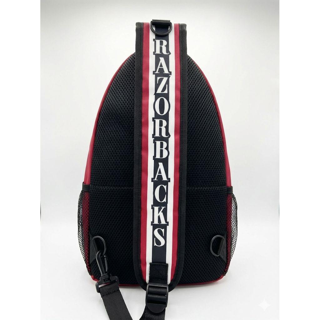 Arkansas Razorbacks Red Sling Bag | Adjustable College Crossbody Bag