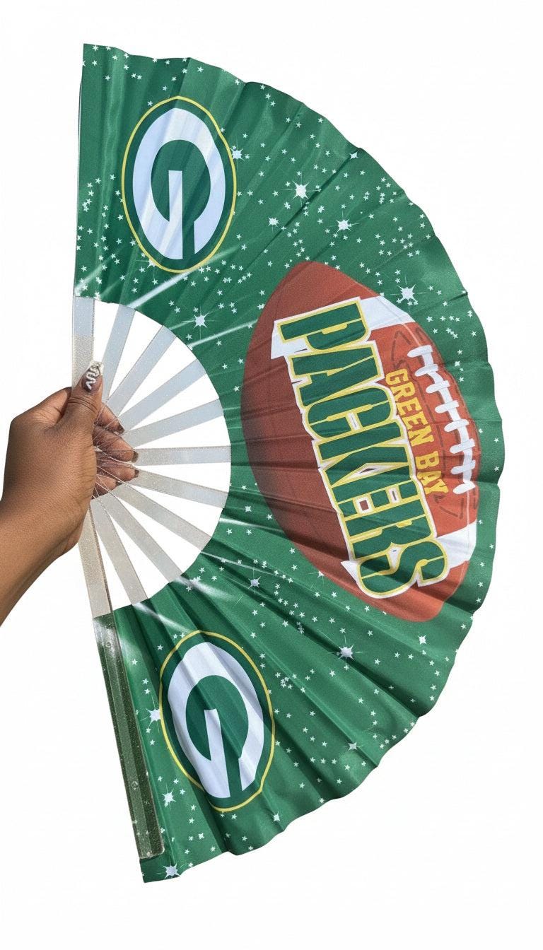 Green Bay Packers Clack Fan | NFL Game Day Folding Hand Fan