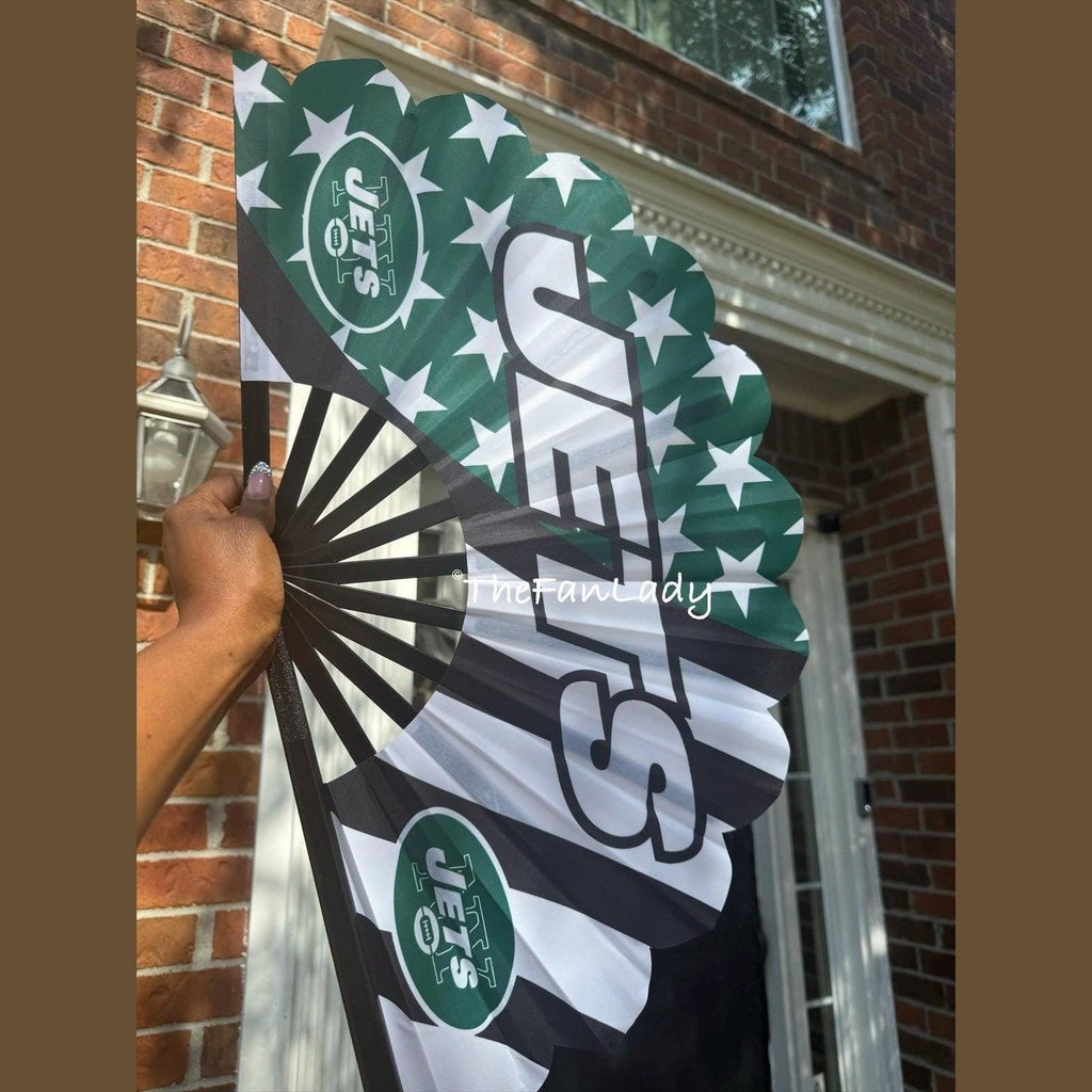 New York Jets Clack Fan | NFL Game Day Folding Hand Fan