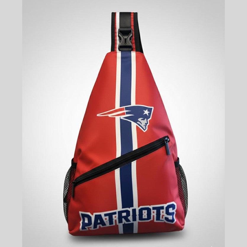 New England Patriots Sling Bag, Football Crossbody Bag, Game Day Backpack, Patriots Fan Gift