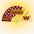 Washington Commanders Star Clack Fan | NFL Game Day Hand Fan