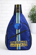 Memphis Grizzlies Sling Bag, Basketball Crossbody Bag, Game Day Backpack, Grizzlies Fan Gift