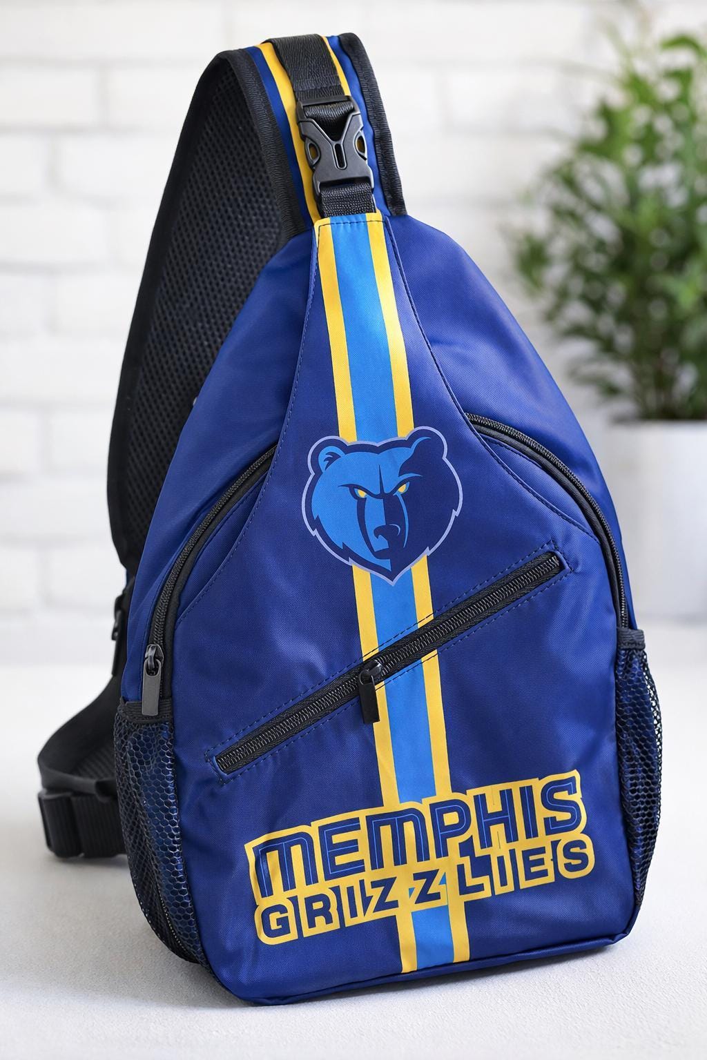 Memphis Grizzlies Sling Bag, Basketball Crossbody Bag, Game Day Backpack, Grizzlies Fan Gift