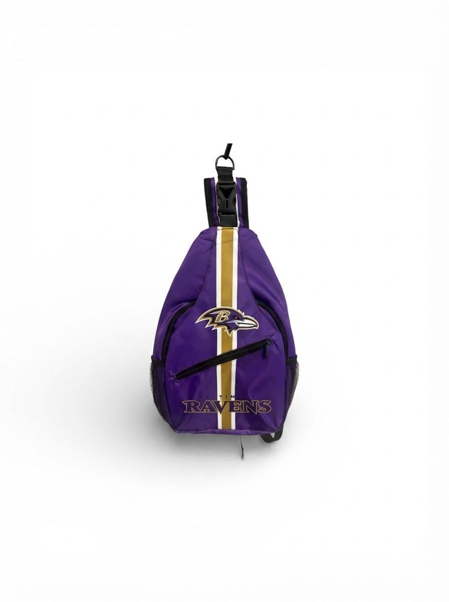 Baltimore Ravens Sling Bag, Football Crossbody Bag, Game Day Backpack, Ravens Fan Gift