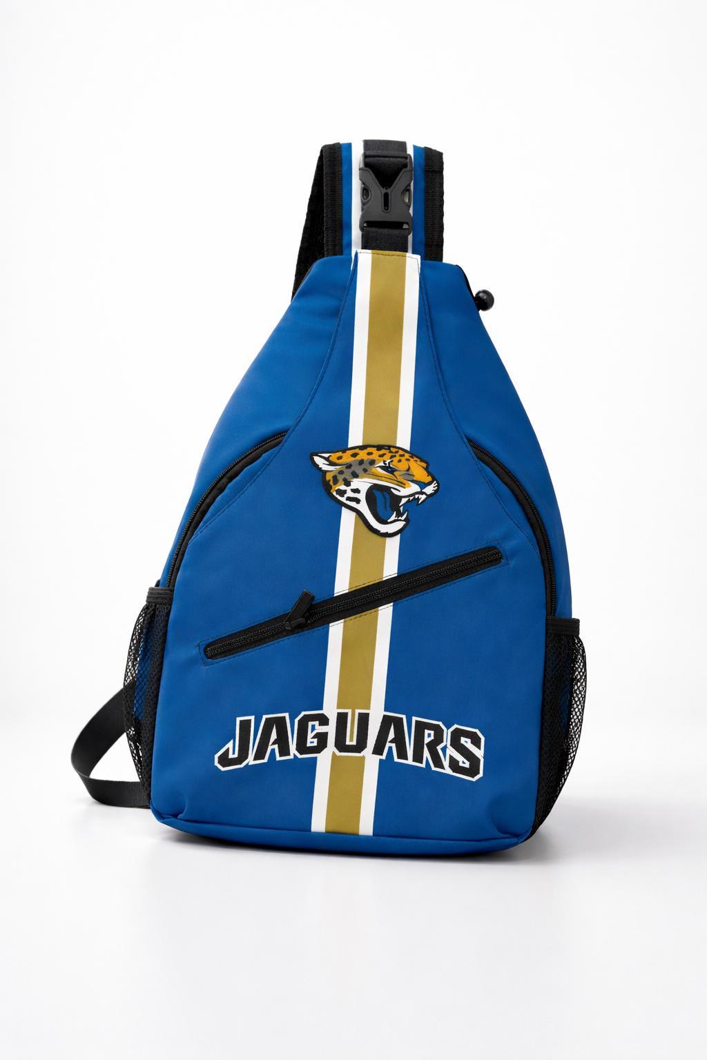 Jacksonville Jaguars Sling Bag, Football Crossbody Bag, Game Day Backpack, Jaguars Fan Gift
