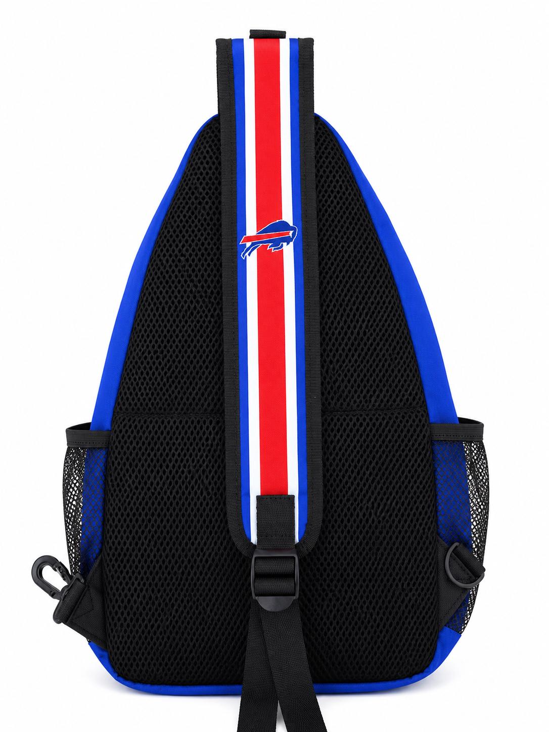 Buffalo Bills Sling Bag, Football Crossbody Bag, Game Day Backpack, Bills Fan Gift