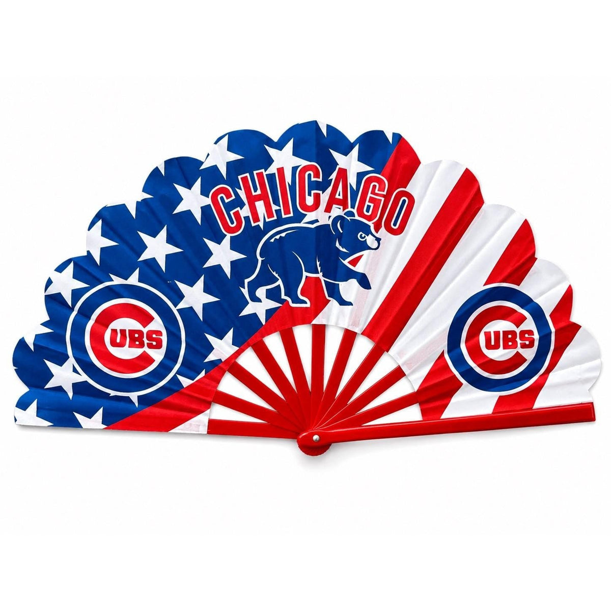 Chicago Cubs Clack Fan | MLB Game Day Folding Hand Fan